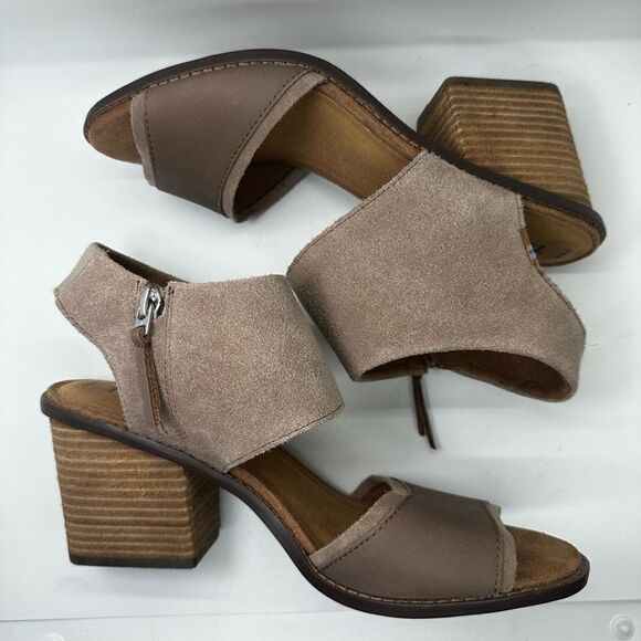 Toms Majorca Suede Block Sandals